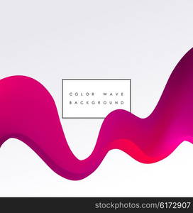 Abstract color wave design element. Abstract color wave design element. Pink Curved lines and circle.