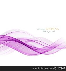 Abstract color wave design element. Abstract color wave design element. Purple wave