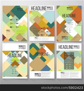 Abstract colored background, square design vector. Business vector templates for brochure, flyer or booklet.