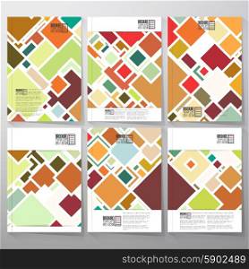 Abstract colored background, square design vector. Business vector templates for brochure, flyer or booklet.