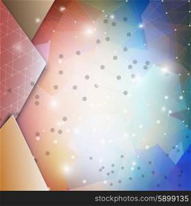 Abstract colored background, triangle design vector illustration.