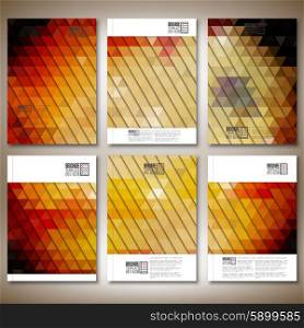 Abstract colored backgrounds, triangle design vector. Brochure, flyer or report for business, templates vector.