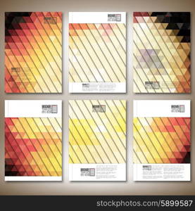 Abstract colored backgrounds, triangle design vector. Brochure, flyer or report for business, templates vector.