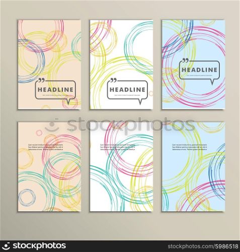 Abstract colored circles on a white background. Abstract colored circles on a white background.