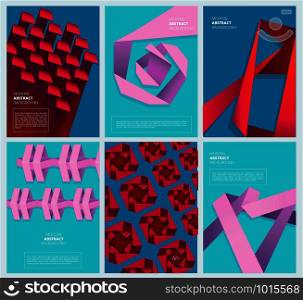 Abstract colored covers. Geometry modern shapes simple colored abstract business design vector template. Illustration of banner geometry, business flyer pattern. Abstract colored covers. Geometry modern shapes simple colored abstract business design vector template