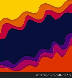 Abstract Colored Wave Background. Vector Illustration. EPS10. Abstract Colored Wave Background. Vector Illustratio