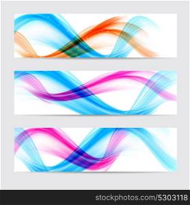 Abstract Colored Wave Header Background. Vector Illustration. EPS10. Abstract Colored Wave Header Background. Vector Illustration