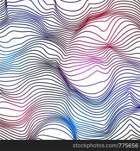 Abstract colored wavy striped background for your creativity. Abstract colored wavy striped background