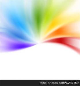 Abstract colorful background. Bright decorative rainbow vector illustration