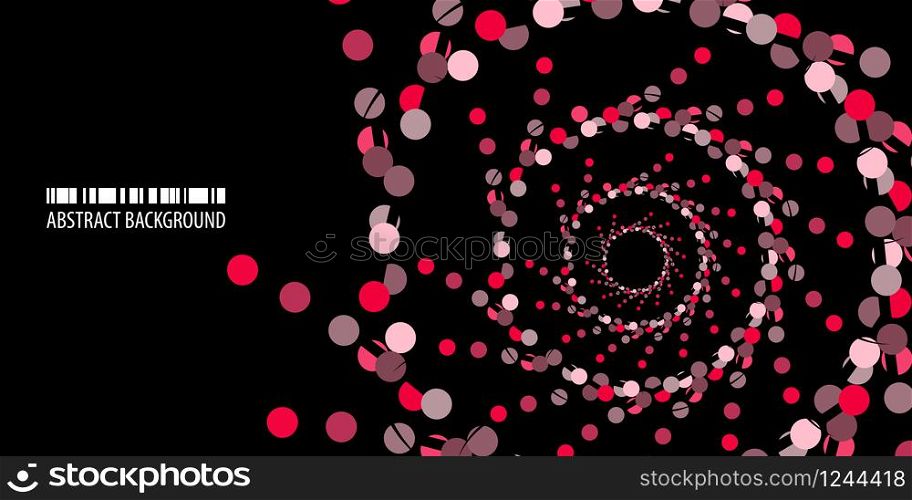 Abstract colorful background graphics template with blended multiple dots. Geometric colorful dots abstract background