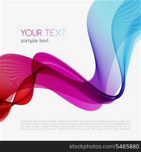 Abstract colorful background. Spectrum wave. Vector illustration