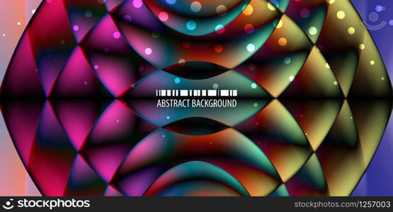 Abstract colorful background template with blended multiple bar shapes. Geometric colorful abstract background