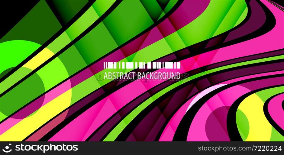 Abstract colorful background template with blended multiple bar shapes. Geometric colorful abstract background