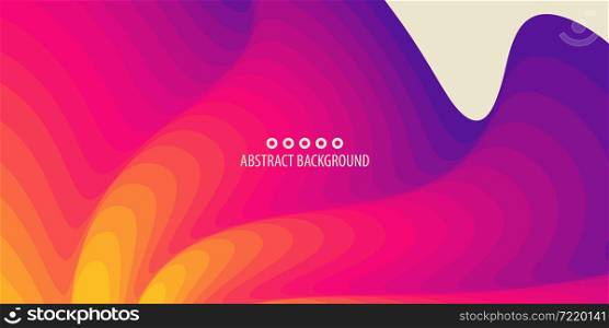 Abstract colorful background template with blended multiple discrete shapes. Geometric colorful abstract background