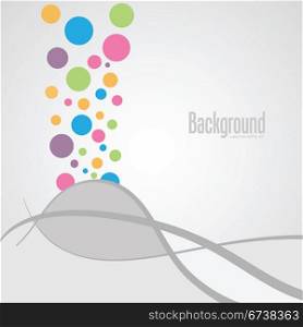 Abstract colorful background. | Vector illustration.