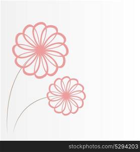 Abstract Colorful Background with Flowers. Vector Illustration. EPS10. Abstract colorful background with flowers. Vector illustration