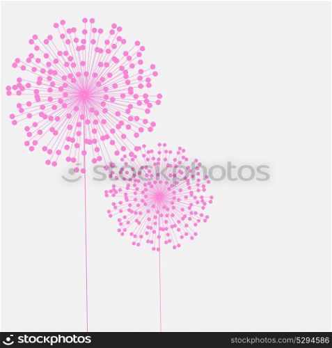 Abstract colorful background with flowers. Vector illustration. EPS10. Abstract colorful background with flowers. Vector illustration