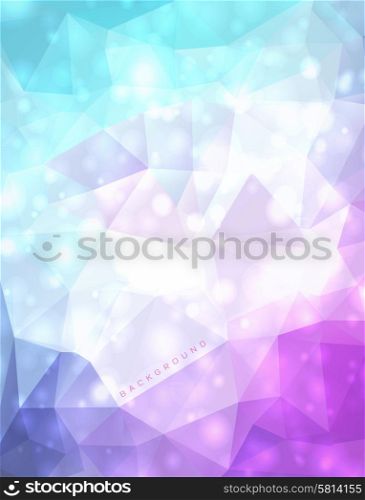 Abstract colorful background with polygons. Abstract colorful. Abstract background