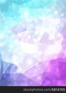 Abstract colorful background with polygons. Abstract colorful. Abstract background