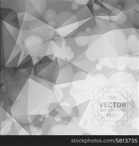 Abstract colorful background with polygons can be used for invitation, congratulation or website
