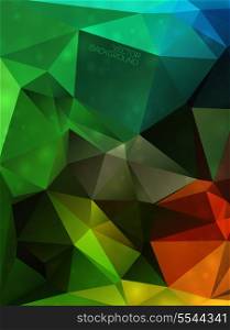 Abstract colorful background with polygons/ vector