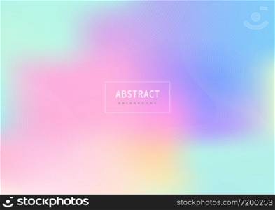 Abstract colorful background with white wavy stripes line. Vector illustration