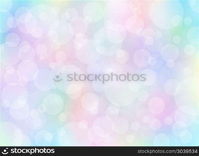 Abstract colorful blurred background with bokeh. You can for use Template, brochure, print, leaflet, banner, website. Vector illustration. Abstract colorful blurred background with bokeh.