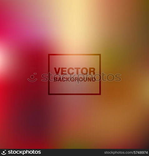 Abstract colorful blurred vector backgrounds. Smooth Wallpaper for website, presentation or poster design