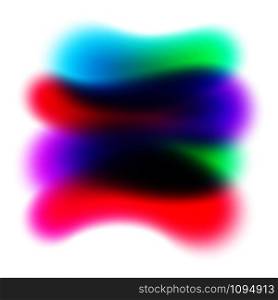 Abstract colorful blurry lines background with intersections