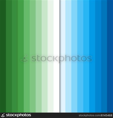 Abstract colorful business background, blue and green colors, modern stylish striped vector texture for your cover design.