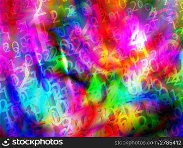 abstract colorful composition, vector EPS10 with transparency
