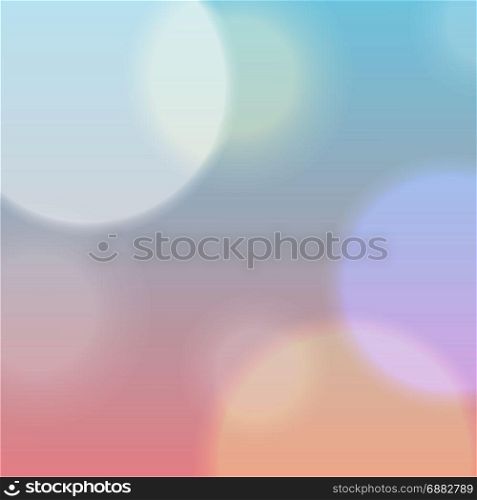 Abstract colorful defocused lights bokeh background. Vector illustration.