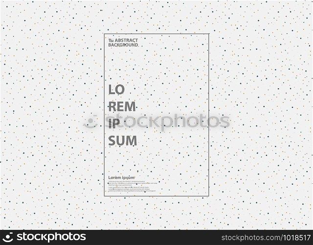 Abstract colorful dots minimal design background. You can use for print, leaflet, artwork, template design. illustration vector eps10