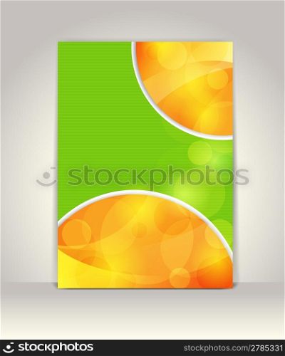 abstract colorful flayer