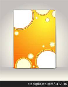 abstract colorful flayer