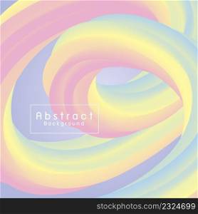 Abstract colorful fluid background design 3d vector illustration