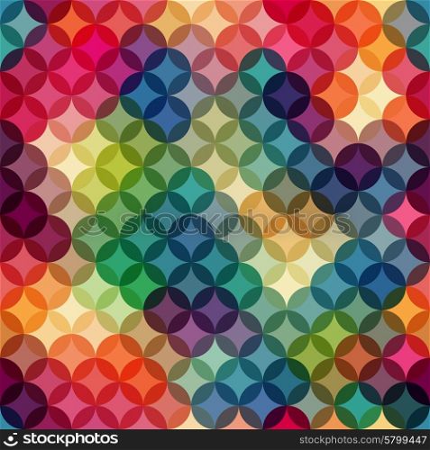 Abstract colorful geometric background. Abstract colorful retro geometric background. Vector illustration
