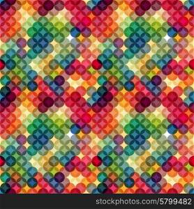 Abstract colorful geometric background. Abstract colorful retro geometric background. Vector illustration