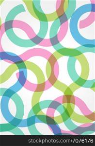 Abstract colorful geometric background pattern. Vector illustration.