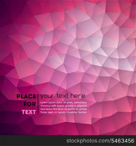 Abstract colorful geometric background. Vector illustration