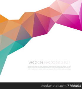 Abstract colorful geometric background. Vector illustration EPS 10. Abstract colorful geometric background