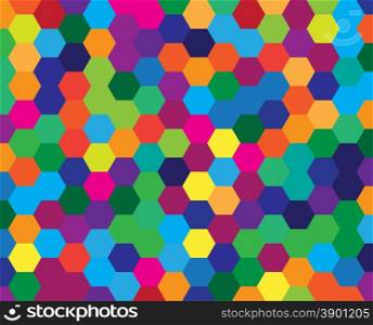 abstract colorful geometric background. vector illustration. grid elements. Pattern of geometric shapes.