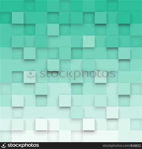 Abstract colorful geometric background with 3d cubes. Vector illustration.