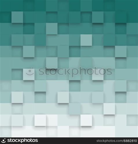 Abstract colorful geometric background with 3d cubes. Vector illustration.