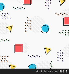 Abstract colorful geometric pattern design with half dot decorative background. Use for ad, poster, template, design, cover. illustration vector eps10