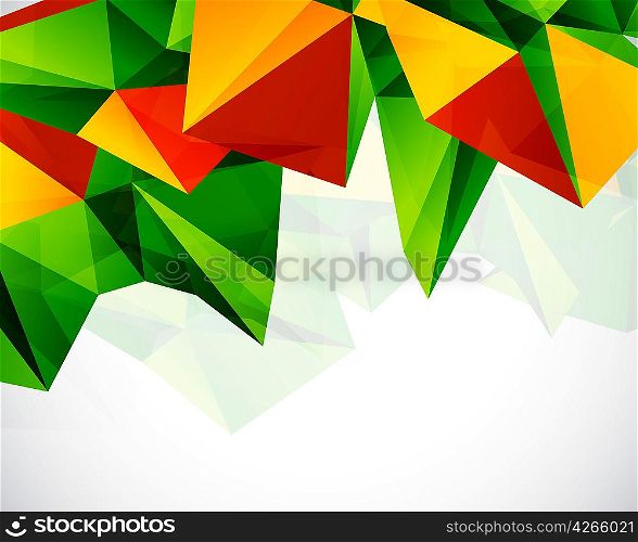 Abstract colorful geometric vector background