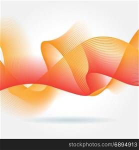 Abstract colorful geometric wave background. Vector illustration.