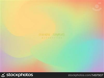 Abstract colorful gradient design template of summer style template background. Use for advertise, ad, poster, template design, print. illustration vector eps10