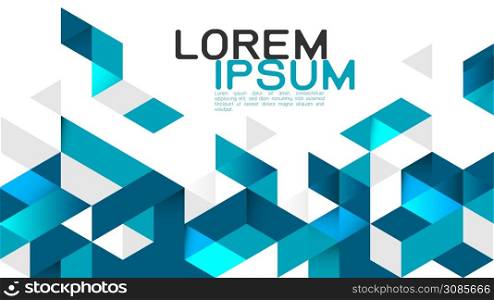 Abstract colorful gradient geometric template and modern overlapping on white background. Vector illustration