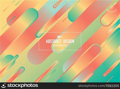 Abstract colorful gradient line pattern artwork design of cover poster background. Use for ad, poster, template, print. illustration vector eps10